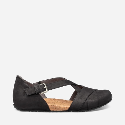 Teva Mahonia Mary Jane Women's Black Slip Ons CA10265 Canada Sale